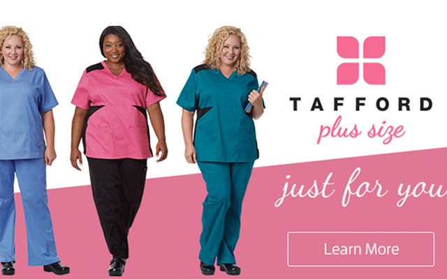 Preference Print analyse Tafford Uniforms Launches New Plus Size Collection of Nursing Scrubs
